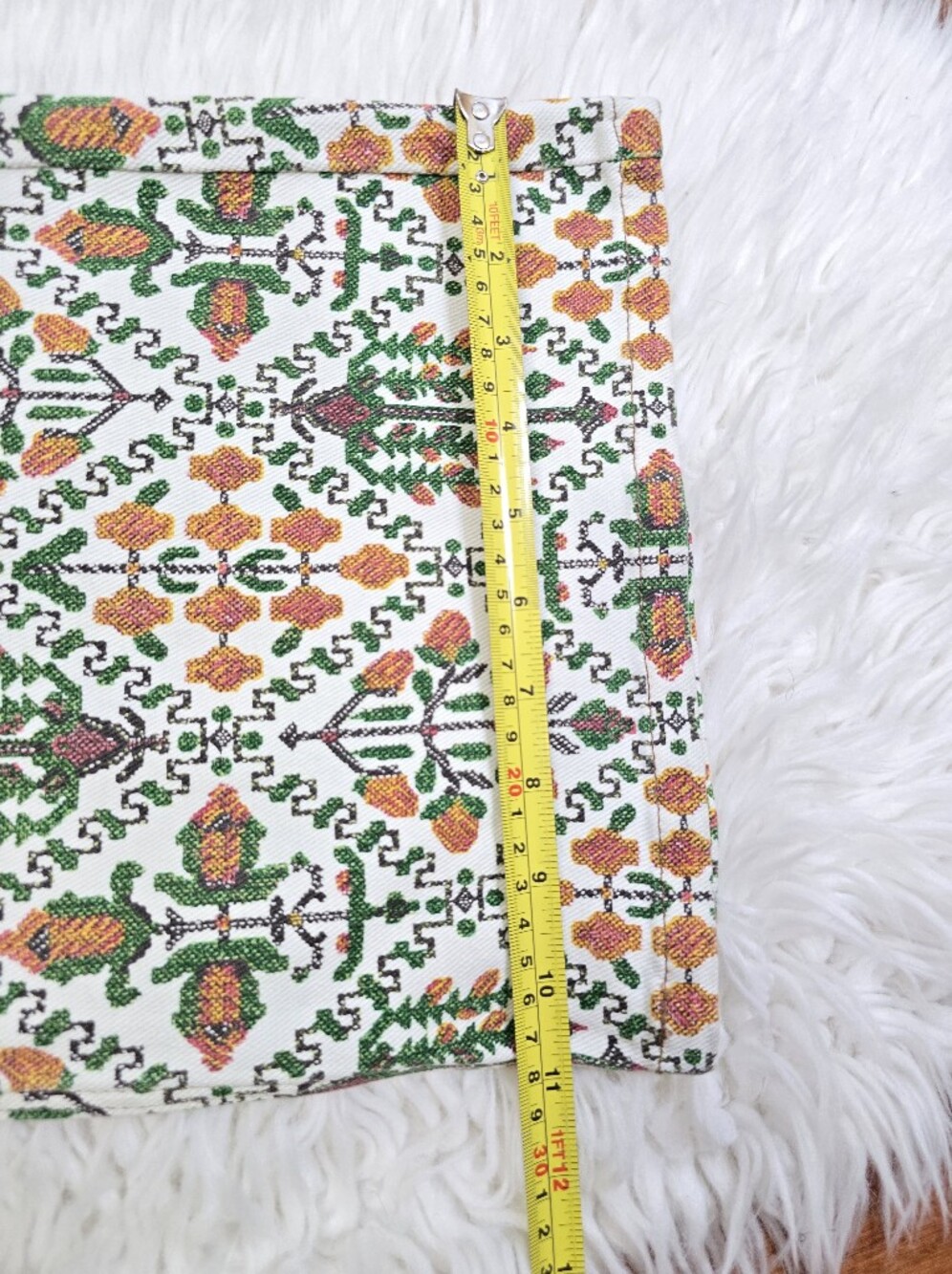 Wrangler High Rise Fierce Flare Jeans NWT 4x32 Floral Boho Western 70s Pants - Picture 16 of 16